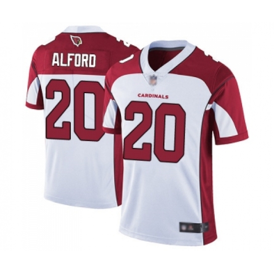 Men's Arizona Cardinals #20 Robert Alford White Vapor Untouchable Limited Player Football Jersey - Ujersey
