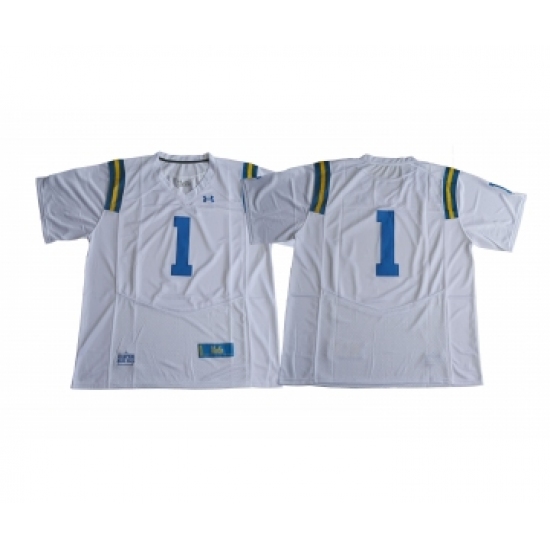 UCLA Bruins #1 White College Football Jersey - Ujersey
