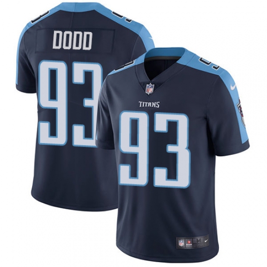 Youth Nike Tennessee Titans #93 Kevin Dodd Elite Navy Blue Alternate NFL Jersey - Ujersey