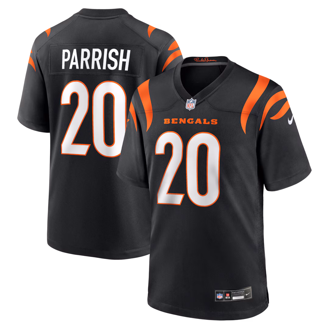 Men's Cincinnati Bengals Lemar Parrish Nike Black Team Retired Game Jersey - U-jersey