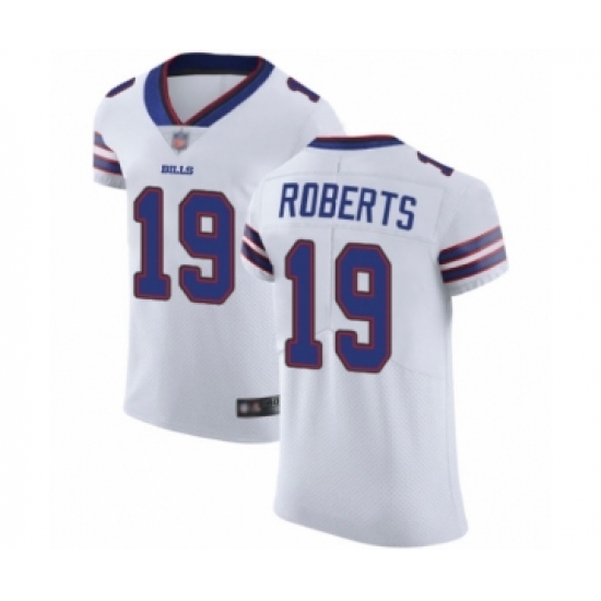 Men's Buffalo Bills #19 Andre Roberts White Vapor Untouchable Elite Player Football Jersey - Ujersey