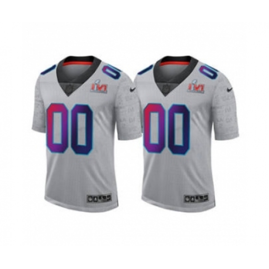 Men's Los Angeles Rams ACTIVE PLAYER Custom Gray 2022 Super Bowl LVI Limited Stitched Jersey - Ujersey