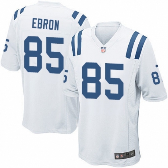 Men's Nike Indianapolis Colts #85 Eric Ebron Game White NFL Jersey - Ujersey
