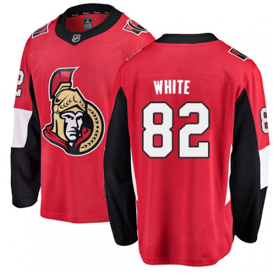 Men's Ottawa Senators #82 Colin White Fanatics Branded Red Home Breakaway NHL Jersey - Ujersey