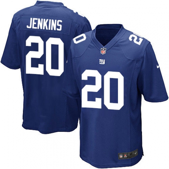 Men's Nike New York Giants #20 Janoris Jenkins Game Royal Blue Team Color NFL Jersey - Ujersey