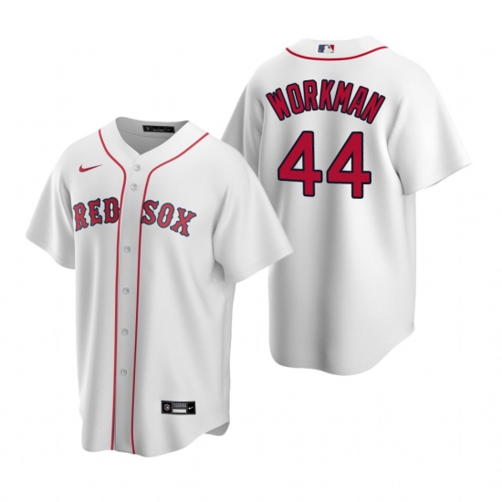 Men's Nike Boston Red Sox #44 Brandon Workman White Home Stitched Baseball Jersey - Ujersey