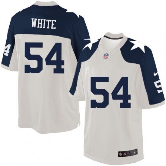 Men's Nike Dallas Cowboys #54 Randy White Limited White Throwback Alternate NFL Jersey - Ujersey