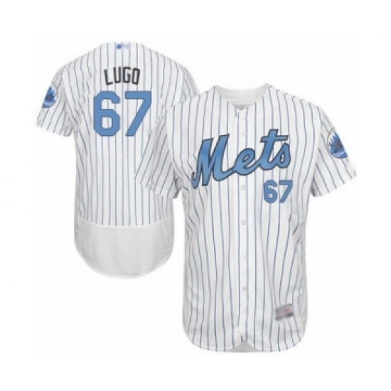 Men's New York Mets #67 Seth Lugo Authentic White 2016 Father's Day Fashion Flex Base Baseball Player Jersey - Ujersey