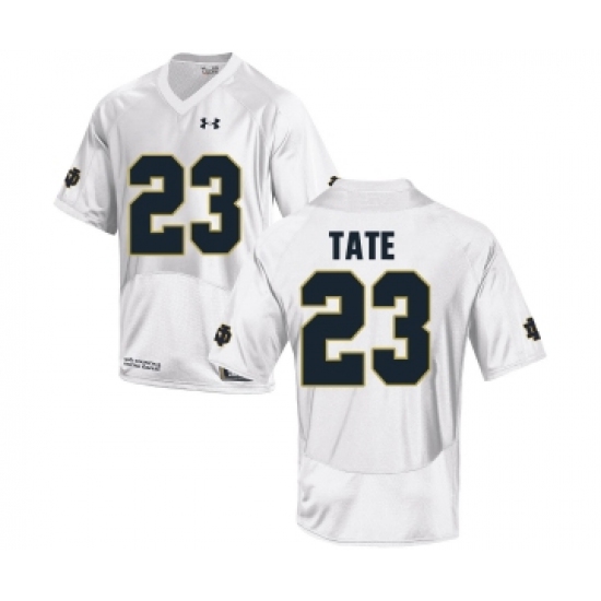 Notre Dame Fighting Irish 23 Golden Tate White College Football Jersey - Ujersey
