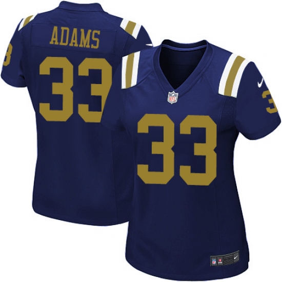 Women's Nike New York Jets #33 Jamal Adams Limited Navy Blue Alternate NFL Jersey - Ujersey