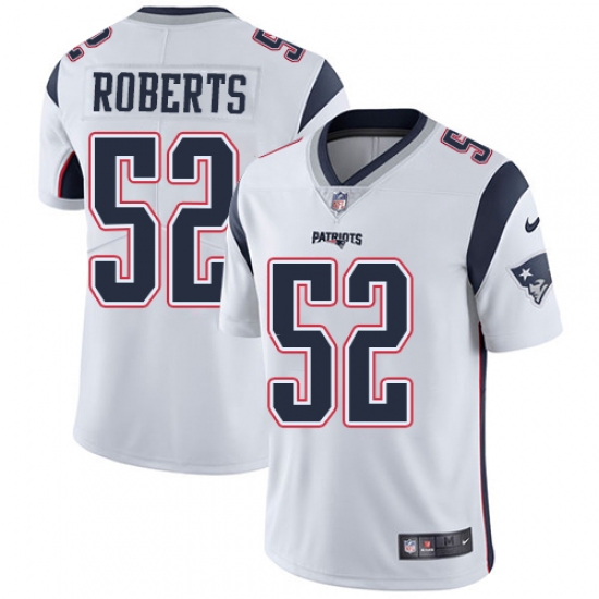 Youth Nike New England Patriots #52 Elandon Roberts White Vapor Untouchable Limited Player NFL Jersey - Ujersey