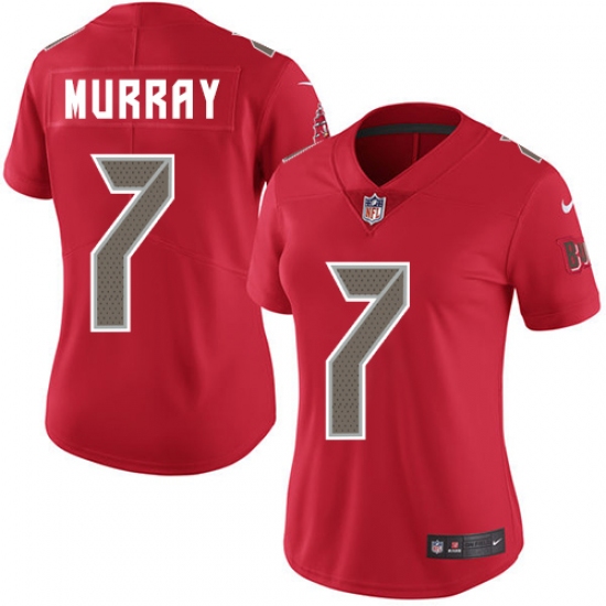 Women's Nike Tampa Bay Buccaneers #7 Patrick Murray Limited Red Rush Vapor Untouchable NFL Jersey - Ujersey