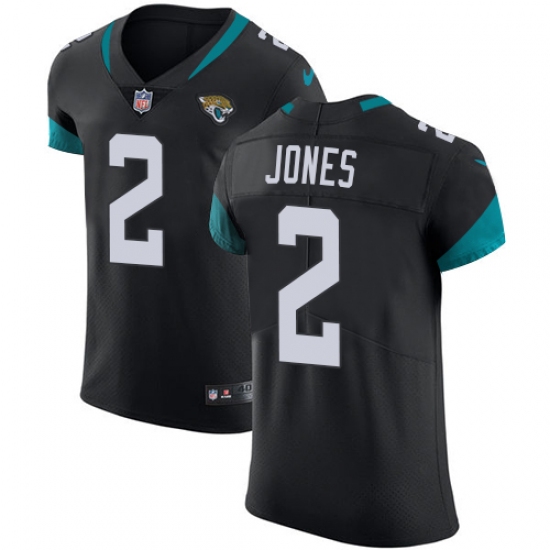 Men's Nike Jacksonville Jaguars #2 Landry Jones Black Team Color Vapor Untouchable Elite Player NFL Jersey - Ujersey