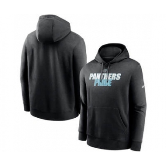 Men's Carolina Panthers Black Fan Gear Local Club Pullover Hoodie - Ujersey