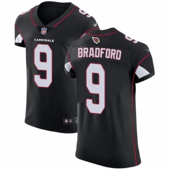 Men's Nike Arizona Cardinals #9 Sam Bradford Black Alternate Vapor Untouchable Elite Player NFL Jersey - Ujersey