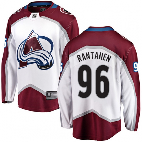 Youth Colorado Avalanche #96 Mikko Rantanen Fanatics Branded White Away Breakaway NHL Jersey - Ujersey