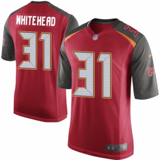 Men's Nike Tampa Bay Buccaneers #31 Jordan Whitehead Game Red Team Color NFL Jersey - Ujersey
