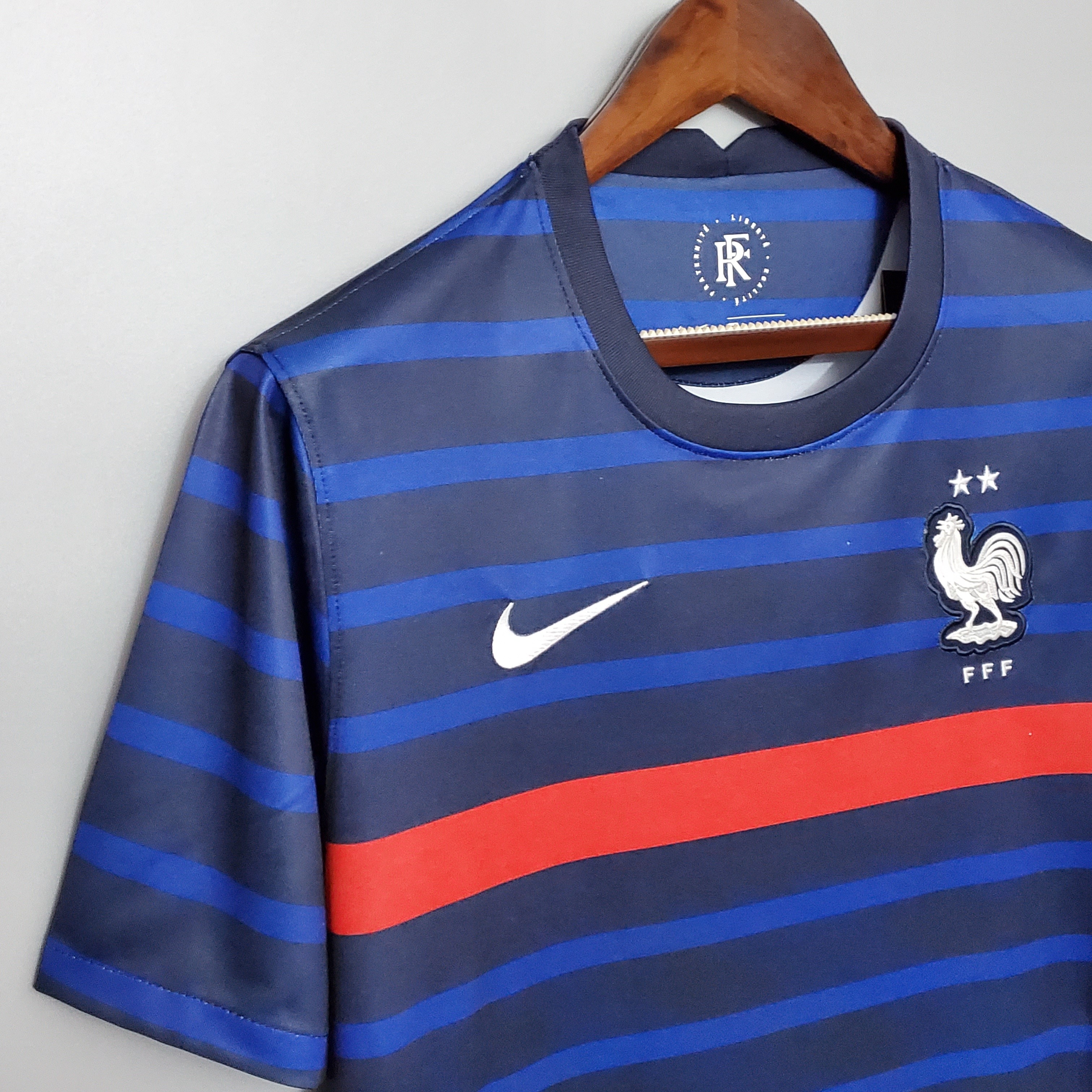 France Retro Soccer Jersey Home Custom Shirt 2020 - ujerseystore