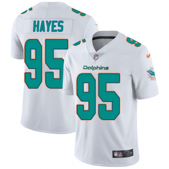 Youth Nike Miami Dolphins #95 William Hayes Elite White NFL Jersey - Ujersey