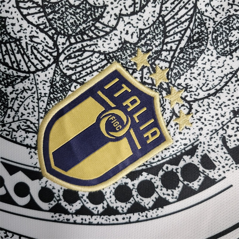 Italy Soccer Jersey White Special Edition Custom Shirt 2024