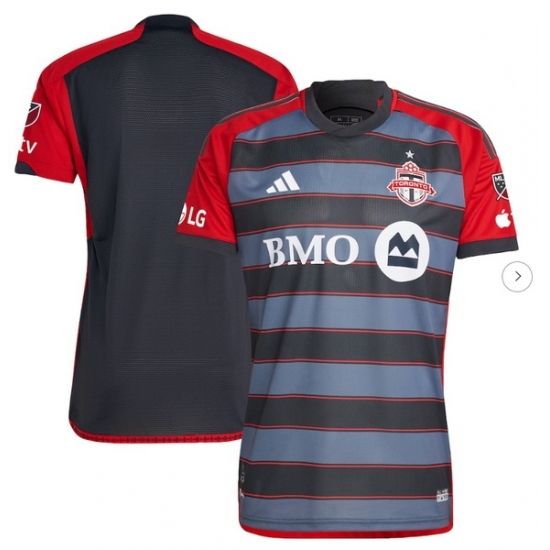 Men's Toronto FC adidas Gray 2023 Club Kit Authentic Jersey - Ujersey