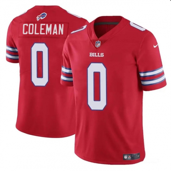 Youth Buffalo Bills #0 Keon Coleman Red 2024 Draft Vapor Untouchable Limited Football Stitched Jersey - Ujersey