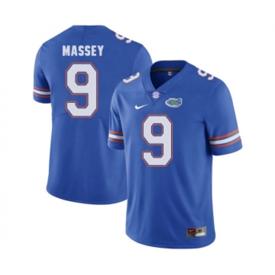 Florida Gators 9 Dre Massey Blue College Football Jersey - Ujersey