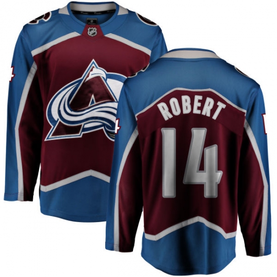 Men's Colorado Avalanche #14 Rene Robert Fanatics Branded Maroon Home Breakaway NHL Jersey