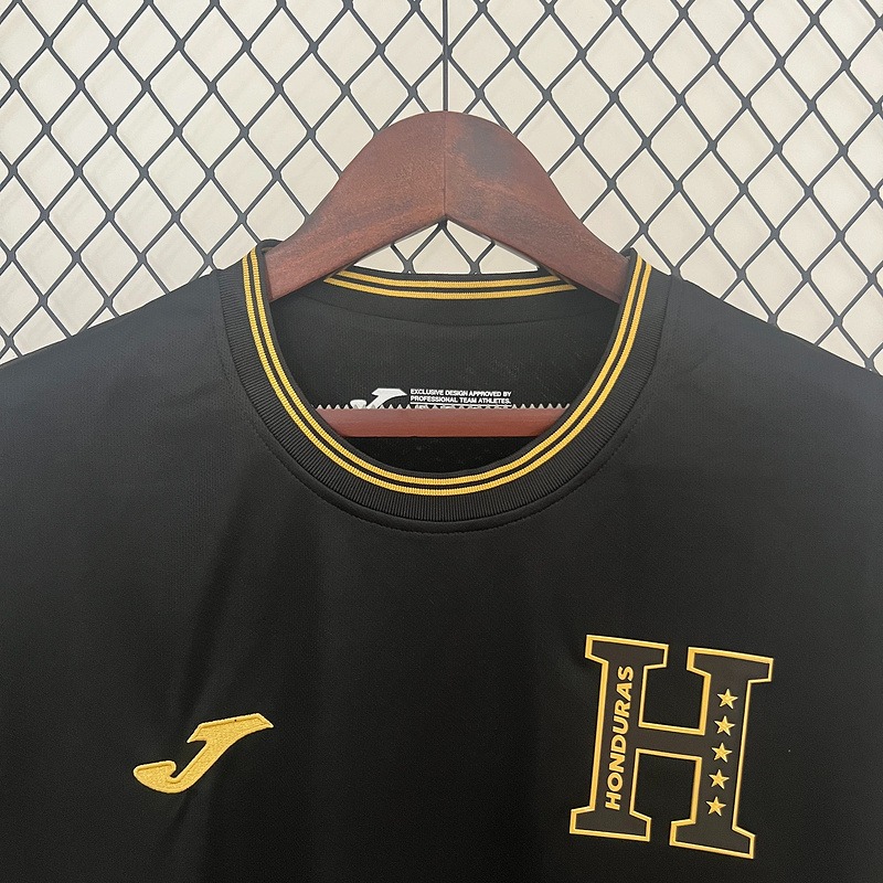 Honduras Soccer Jersey Black Special Edition Custom Shirt 2024 - ujerseystore