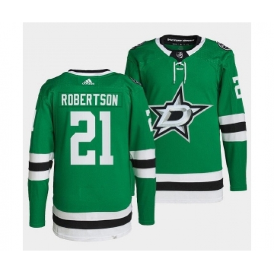 Men's Dallas Stars #21 Jason Robertson Green Stitched Jersey - Ujersey