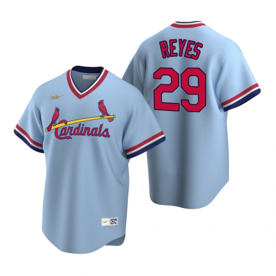 Men's Nike St. Louis Cardinals #29 Alex Reyes Light Blue Cooperstown Collection Road Stitched Baseball Jersey - Ujersey