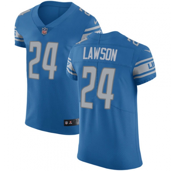 Men's Nike Detroit Lions #24 Nevin Lawson Light Blue Team Color Vapor Untouchable Elite Player NFL Jersey - Ujersey