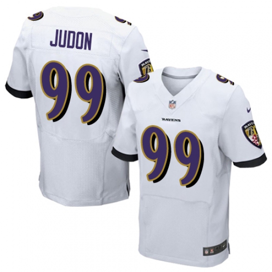Men's Nike Baltimore Ravens #99 Matt Judon Elite White NFL Jersey - Ujersey