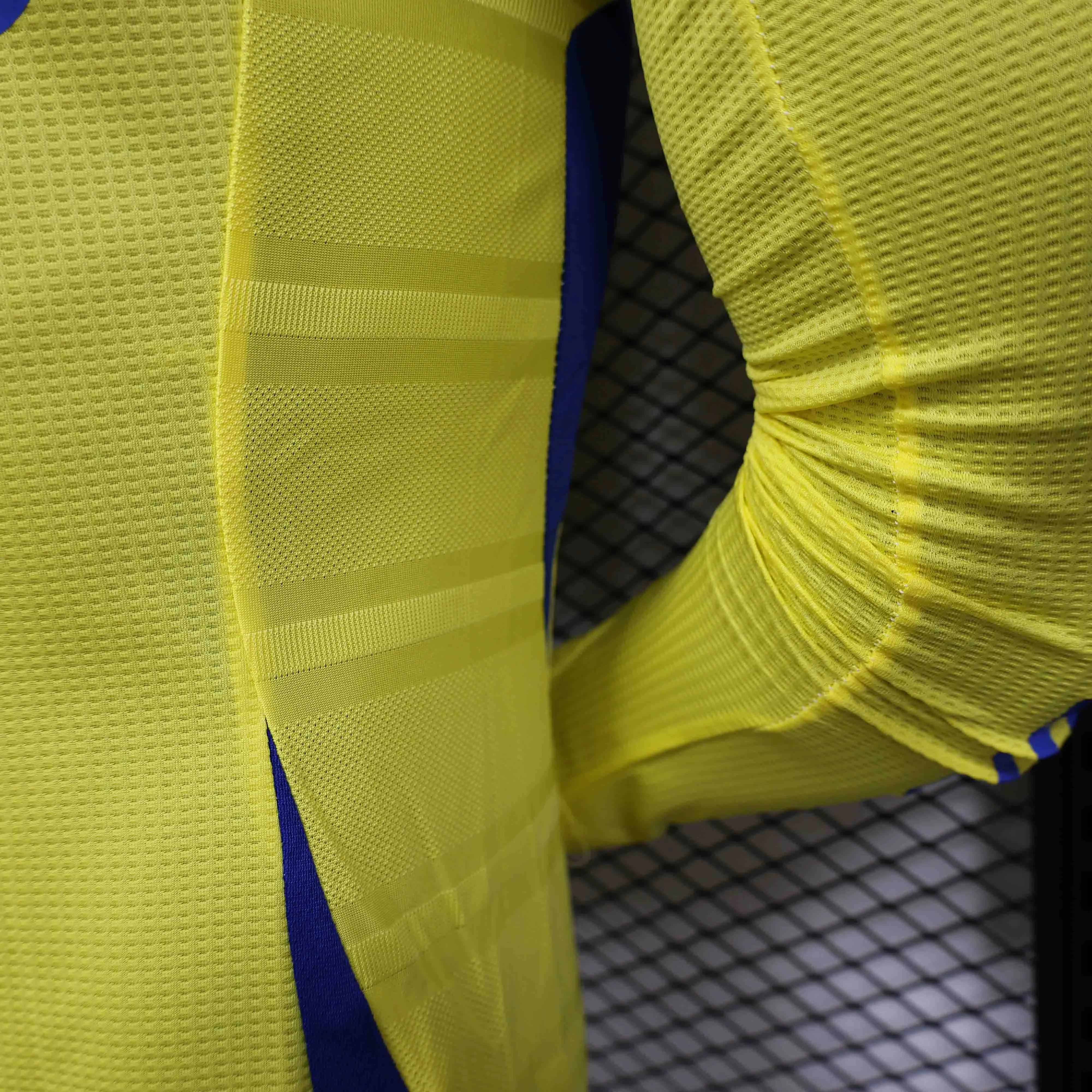 Al Nassr Soccer Jersey Home Long Sleeve Shirt 2024/25 - U-jersey