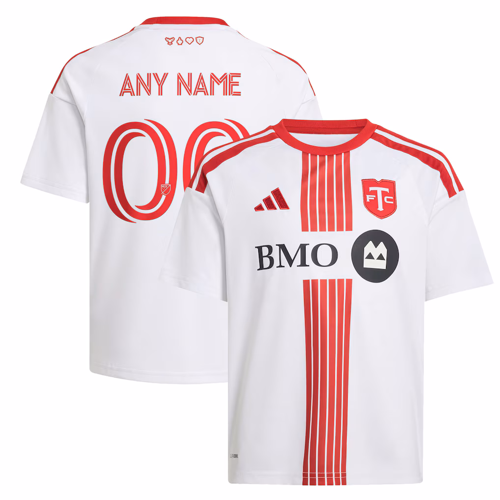 Youth Toronto FC adidas White 2026 Winter Kit Replica Custom Jersey - Ujersey NHL