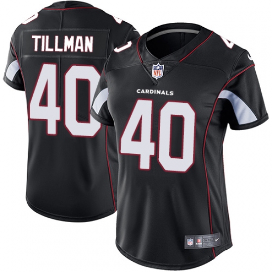 Women's Nike Arizona Cardinals #40 Pat Tillman Black Alternate Vapor Untouchable Limited Player NFL Jersey - Ujersey