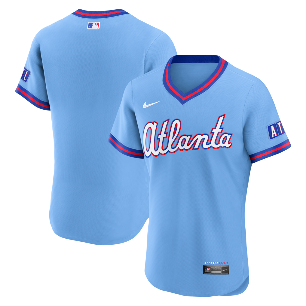Men's Atlanta Braves Nike Powder Blue 2026 City Connect Authentic Jersey - Vujersey Los Angeles Rams
