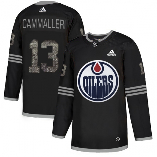 Men's Adidas Edmonton Oilers #13 Michael Cammalleri Black Authentic Classic Stitched NHL Jersey - Ujersey