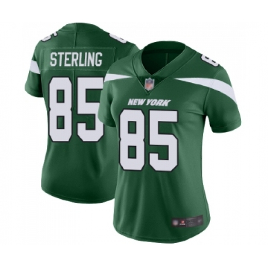 Women's New York Jets #85 Neal Sterling Green Team Color Vapor Untouchable Limited Player Football Jersey - Ujersey