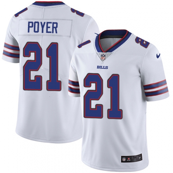 Youth Nike Buffalo Bills #21 Jordan Poyer White Vapor Untouchable Limited Player NFL Jersey - Ujersey