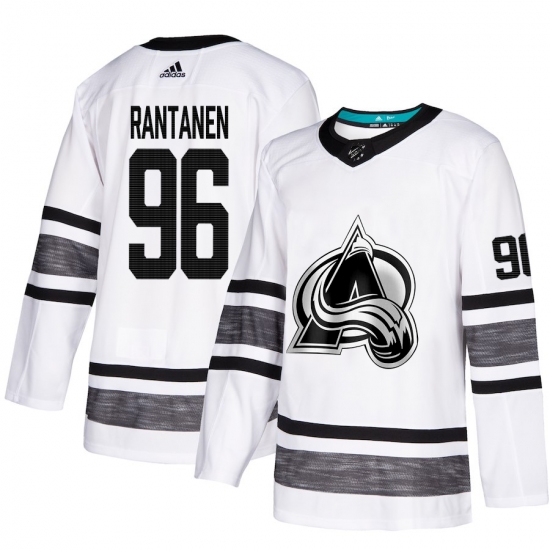 Men's Adidas Colorado Avalanche #96 Mikko Rantanen White 2019 All-Star Game Parley Authentic Stitched NHL Jersey - Ujersey