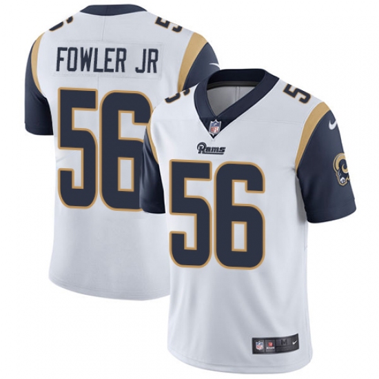 Men's Nike Los Angeles Rams #56 Dante Fowler Jr White Vapor Untouchable Limited Player NFL Jersey - Ujersey