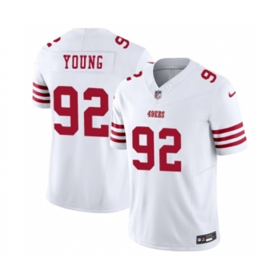 Men's San Francisco 49ers #92 Chase Young White 2023 F.U.S.E. Football Stitched Jersey - Ujersey