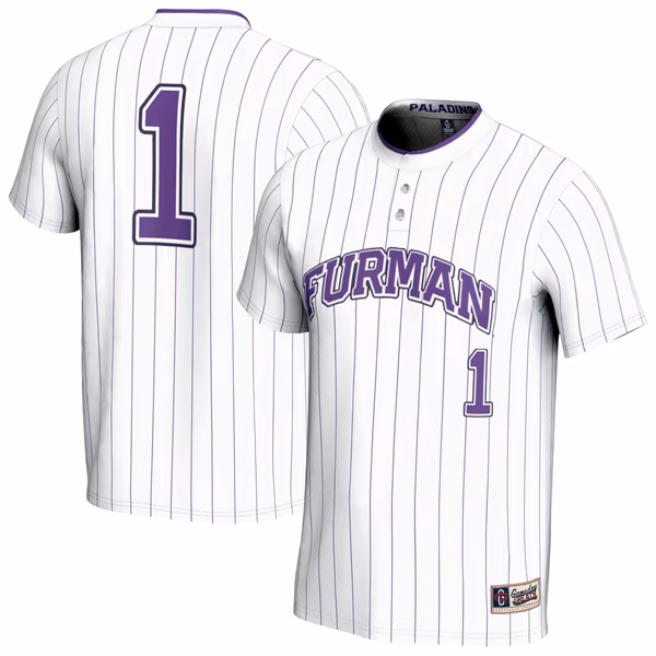 Youth GameDay Greats White Furman Paladins Lightweight Collegiate Softball Fashion Jersey - Ujersey