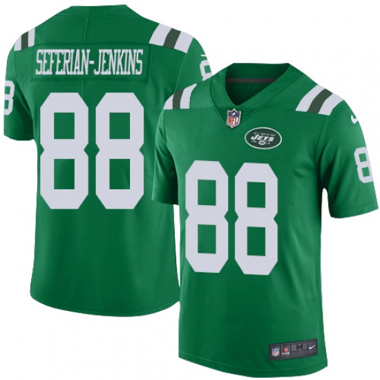 Youth Nike New York Jets #88 Austin Seferian-Jenkins Limited Green Rush Vapor Untouchable NFL Jersey - Ujersey