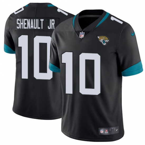 Men's Jacksonville Jaguars #10 Laviska Shenault Jr. Black Team Color Stitched Vapor Untouchable Limited Jersey - Ujersey