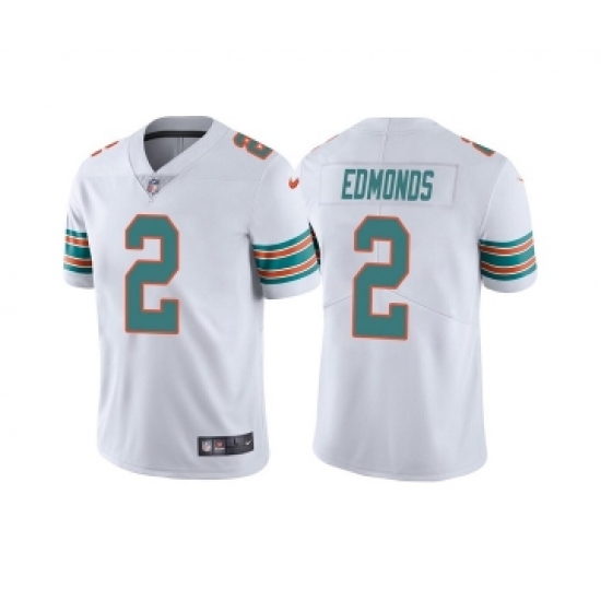 Men's Miami Dolphins #2 Chase Edmonds White Color Rush Limited Stitched Football Jersey - Ujersey