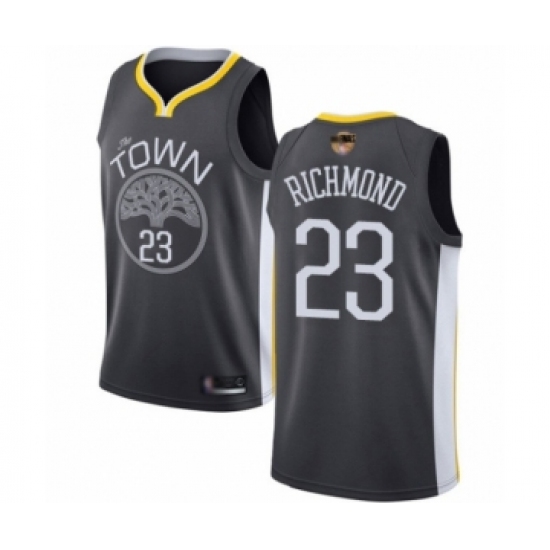 Women's Golden State Warriors #23 Mitch Richmond Swingman Black 2019 Basketball Finals Bound Basketball Jersey - Statement Edition - Ujersey