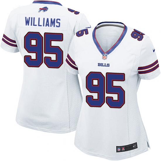 Women's Nike Buffalo Bills #95 Kyle Williams Game White NFL Jersey - Ujersey