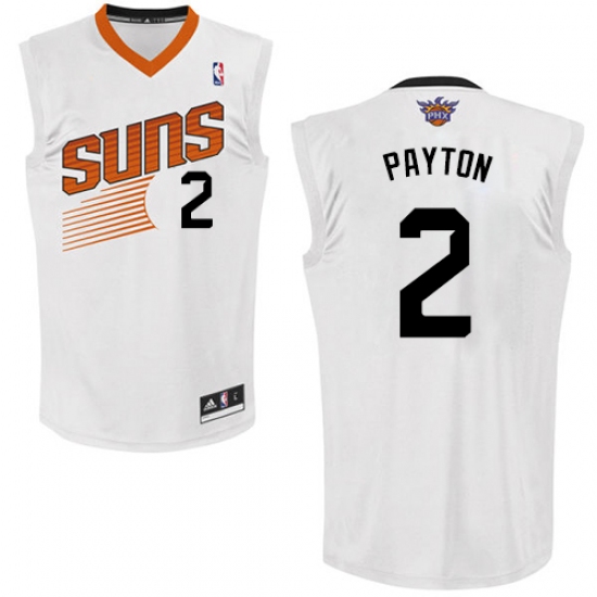 Men's Adidas Phoenix Suns #2 Elfrid Payton Authentic White Home NBA Jersey - Ujersey